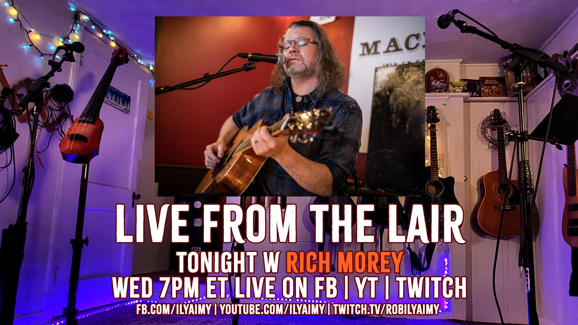 ilyAIMY Live from the Lair w Rich Morey